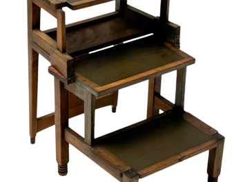 Jac. van den Bosch 't Binnenhuis Art Deco Library Chair or Library Steps, 1916